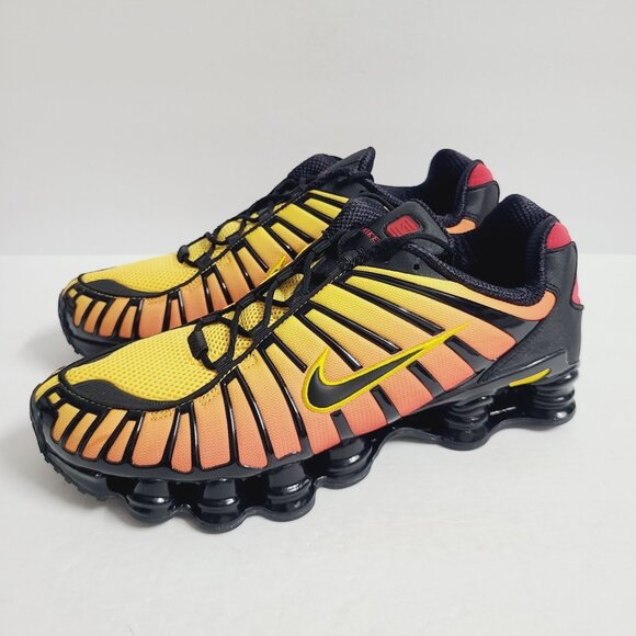 NEW Nike Shox TL Sunrise Gradient Shoes AV3595-004 Size 13 Orange